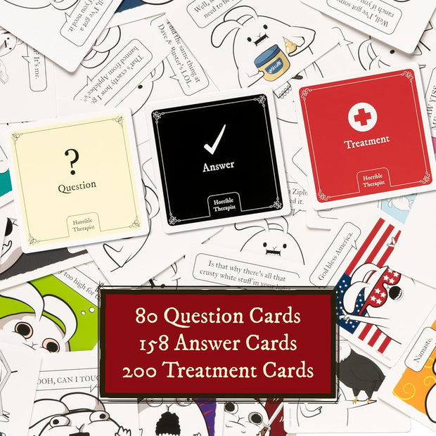 Horrible Therapist: Extra Horrible Edition - Adult Party Card Game