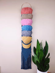 Customizable Macrame Hat Hanger – Handcrafted Eco-Friendly Cap Organizer