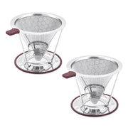 Stainless Steel Coffee Dripper | Reusable Paperless Pour-Over Filter