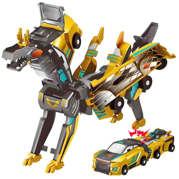 Dinosaur Transforming Car Toy – Collision Activated Fun for Kids