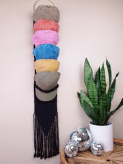 Customizable Macrame Hat Hanger – Handcrafted Eco-Friendly Cap Organizer