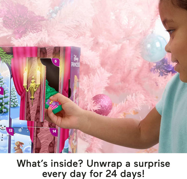 Princess Advent Calendar – 24 Figures & Accessories | Pretend Play Toys for Toddlers 18 Months+