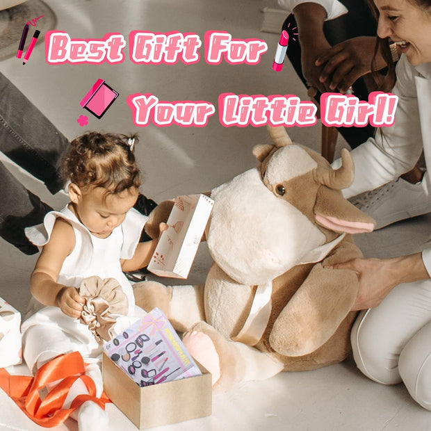 Little Girls Pretend Makeup Set – 26-Piece Kids  Set, Ideal Gift & Pretend Play Toy for Ages 3-10+