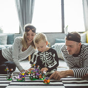 Halloween Haunted House 6-in-1 Building Block Set – 603 PCS Creative Mini Bricks for Kids