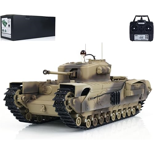 Remote Control Churchill Electric Infrared Battle Tank